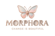 Morphora “Change is Beautiful” , make logo about beautify , 3D , del backgound