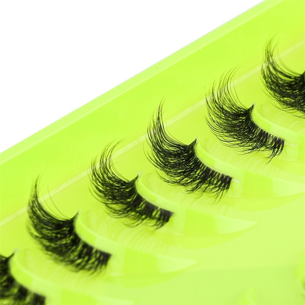 Faux Mink Half Lashes Natural Look Clear Band Fake Eyelashes