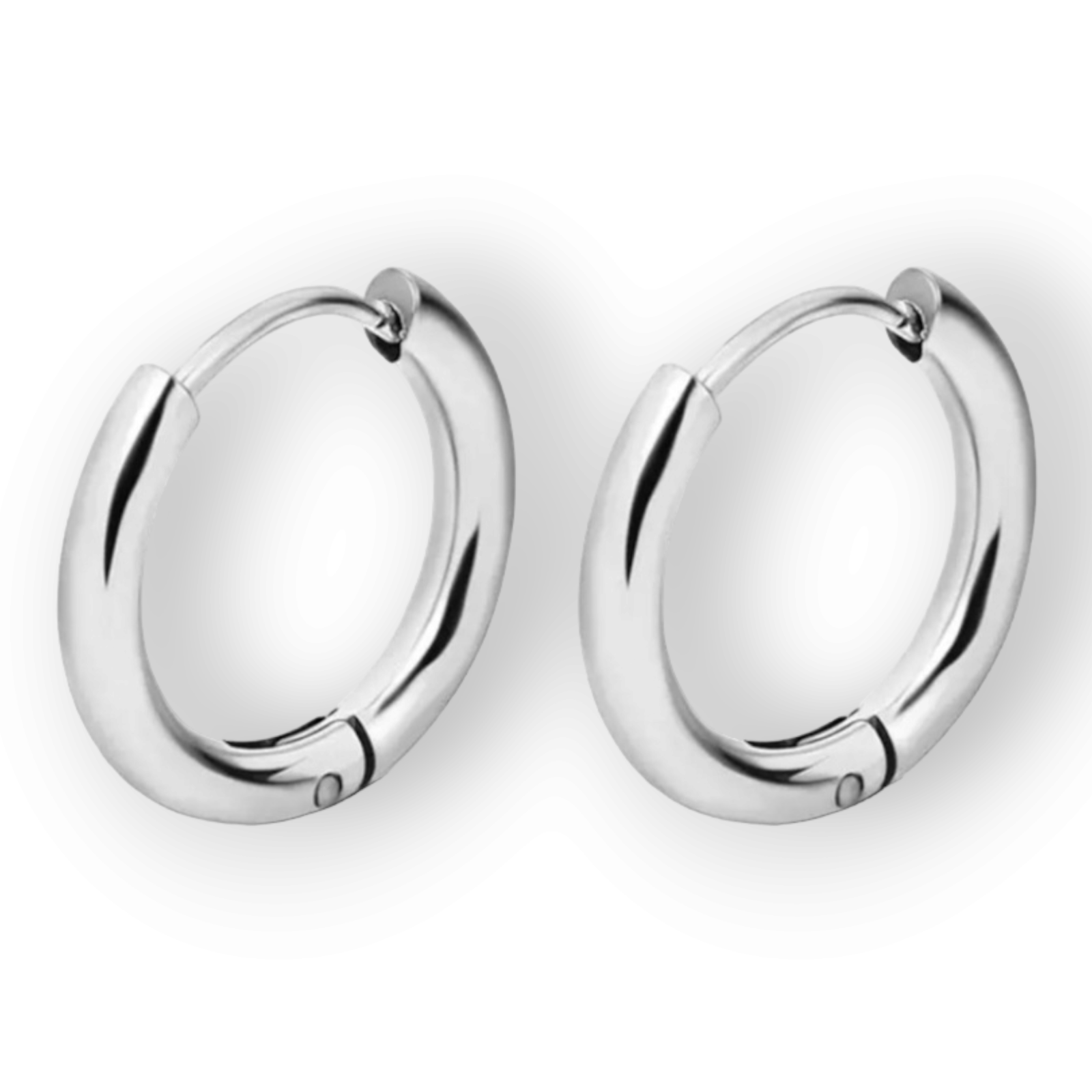 Stainless Steel Huggie Hoop Earrings Unisex Fashion Jewelry For Women, Men